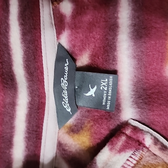 Eddie Bauer Quest Aztec Fleece Zip Pullover Size: 2XL - Picture 10 of 13